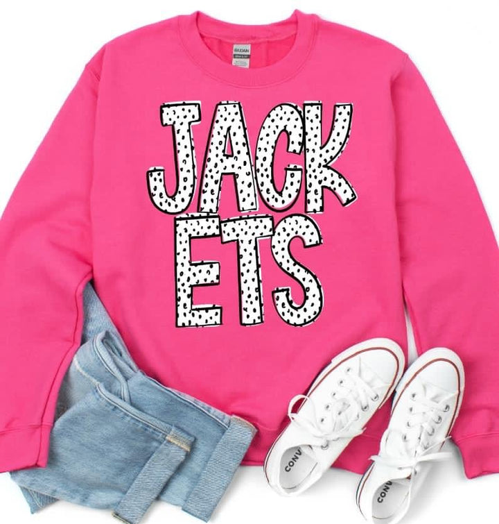 Dottie Loo Black Dot Mascot DTF Print