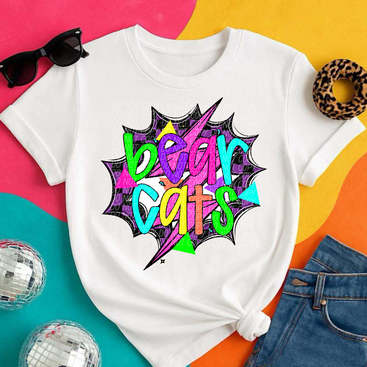 80's Hero Mascots Youth DTF Print