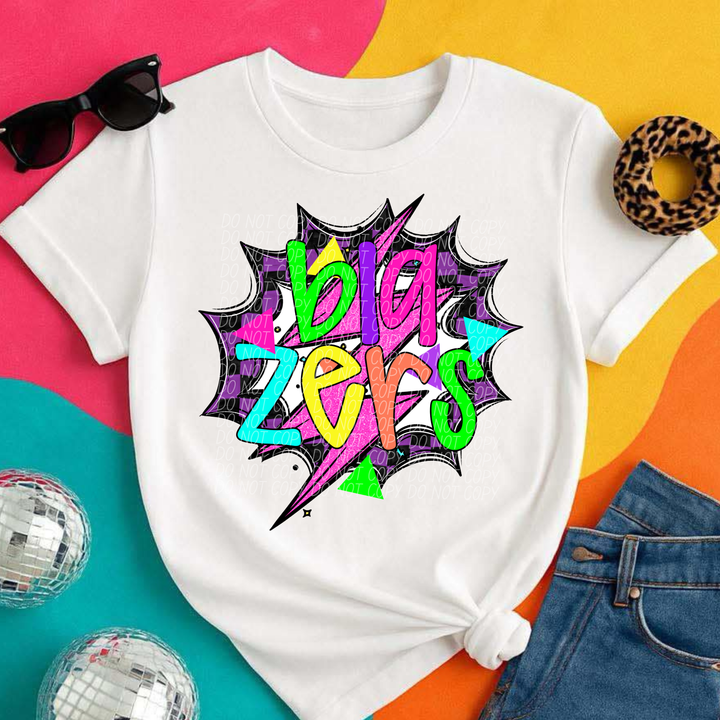 80's Hero Mascots Youth DTF Print