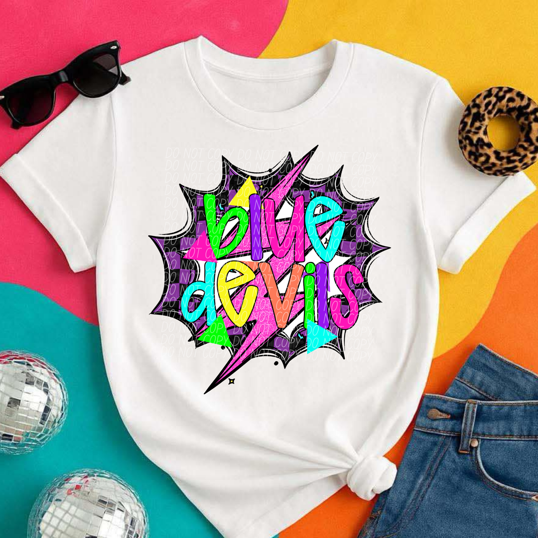 80's Hero Mascots Youth DTF Print