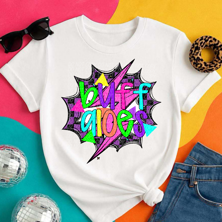 80's Hero Mascots Youth DTF Print