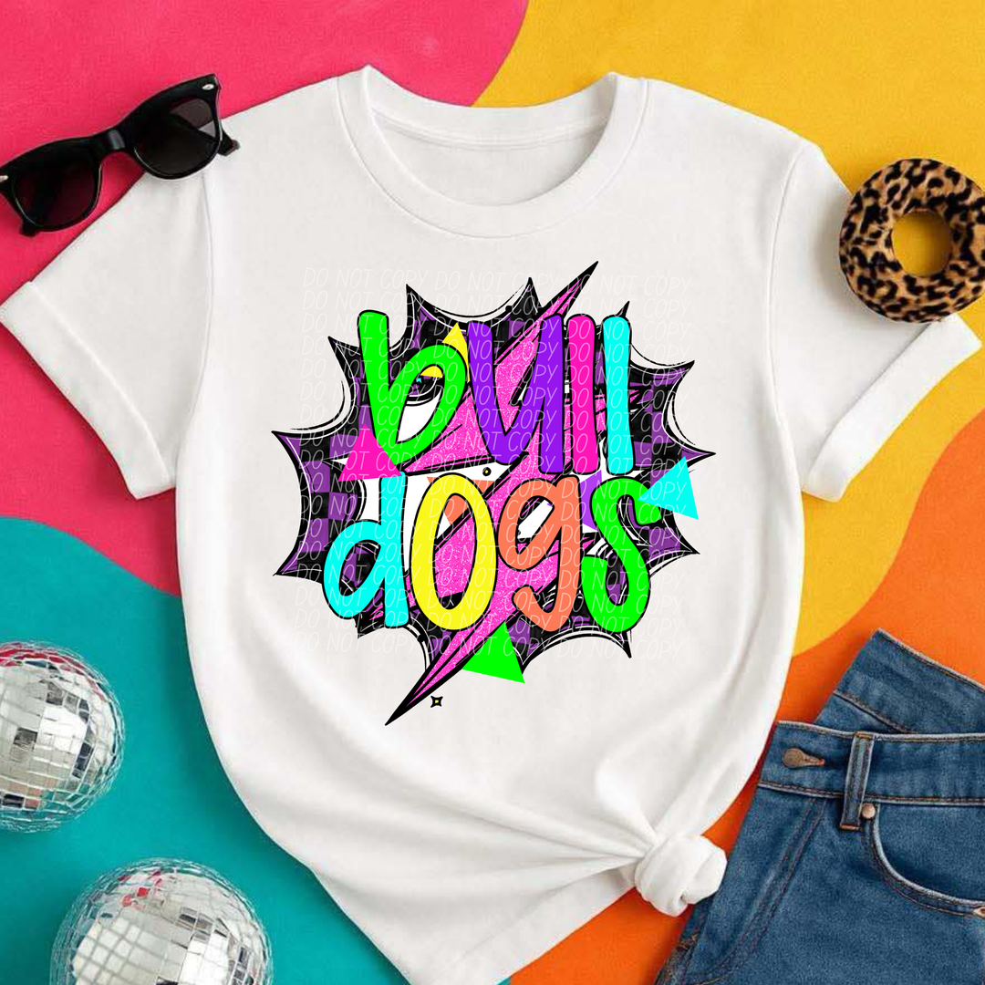 80's Hero Mascots Youth DTF Print