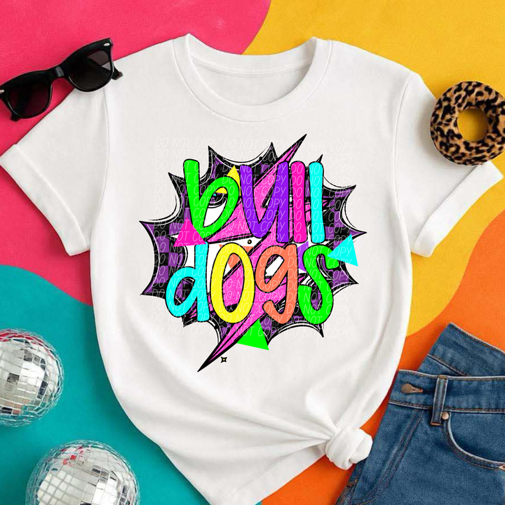 80's Hero Mascots Youth DTF Print