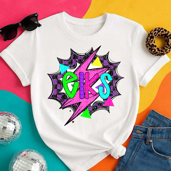 80's Hero Mascots Youth DTF Print