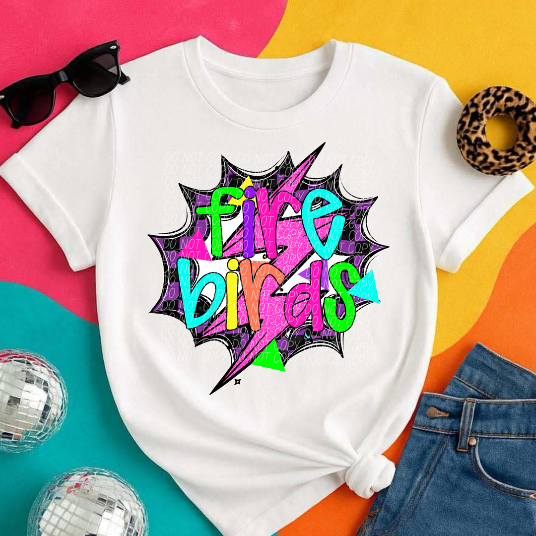 80's Hero Mascots Youth DTF Print