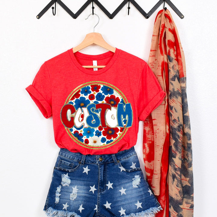 American Floral Custom Design Mockup Fee ONLY - No Prints - No Digitals