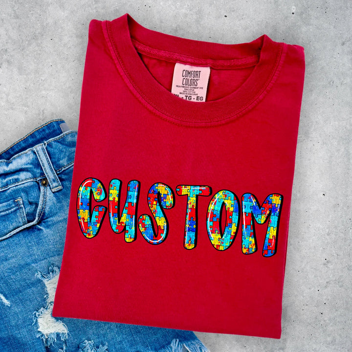 Autism Awareness Custom Design Mockup Fee ONLY - No Prints - No Digitals