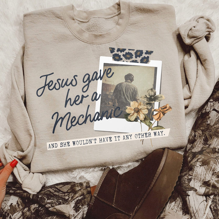 Jesus Gave Her CUSTOM DTF Print (Email your picture to support@simpletymes.com)