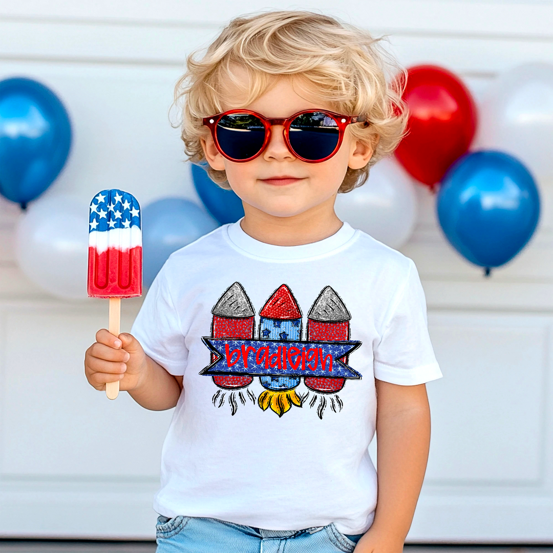 Customized Firecracker Trio DTF Print