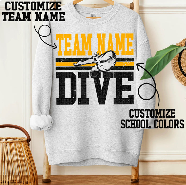 Team Spirit Dive Custom Design Mockup Fee ONLY - No Prints - No Digitals