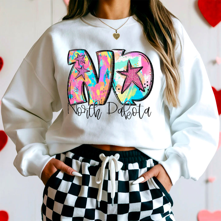 50 States Neon Splashes Collection DTF Print