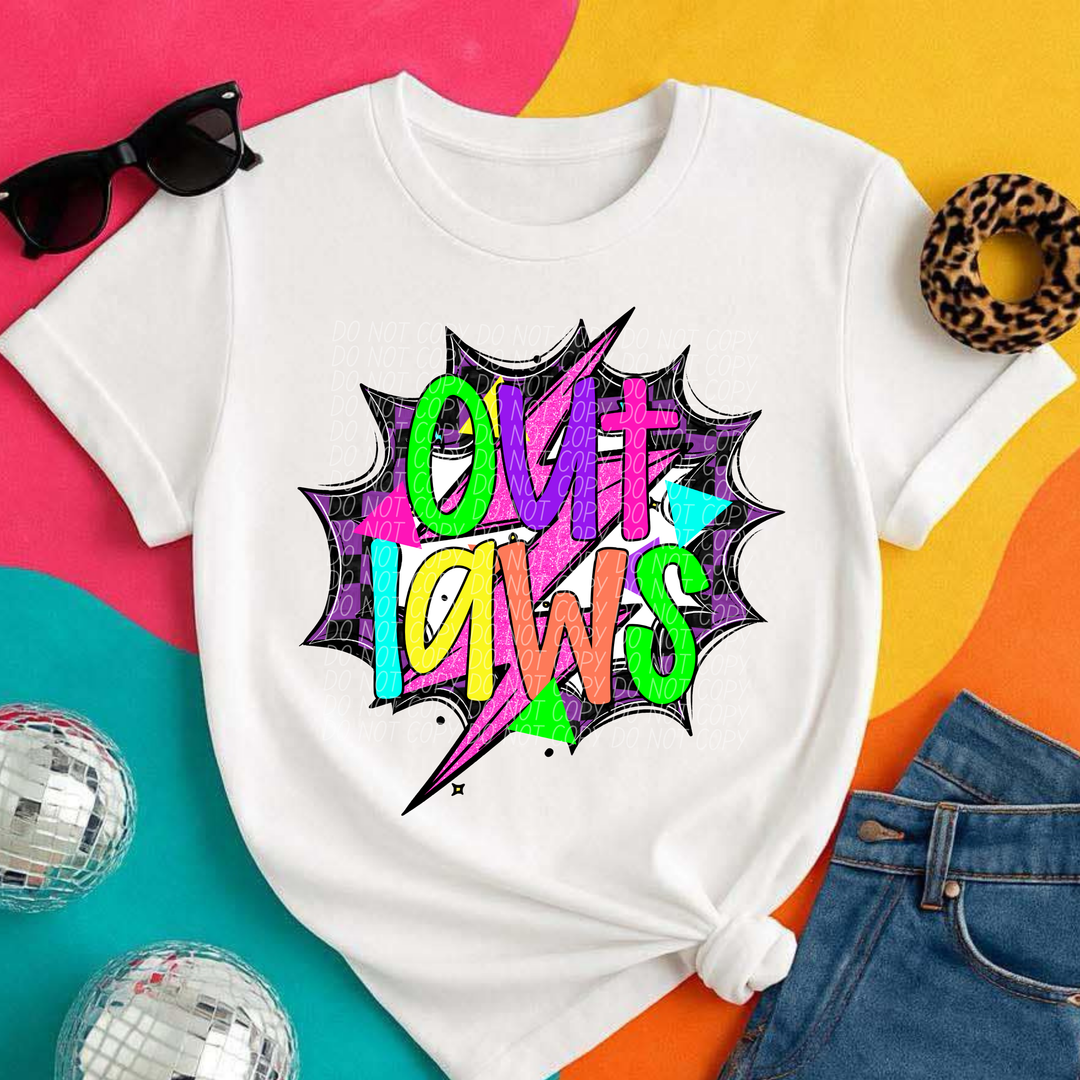 80's Hero Mascots Youth DTF Print