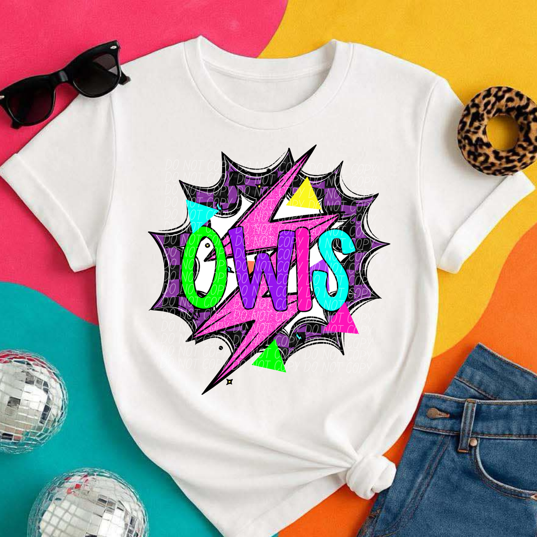 80's Hero Mascots Youth DTF Print