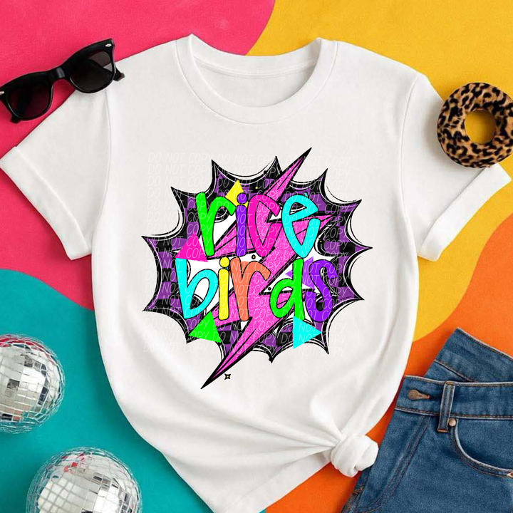 80's Hero Mascots Youth DTF Print