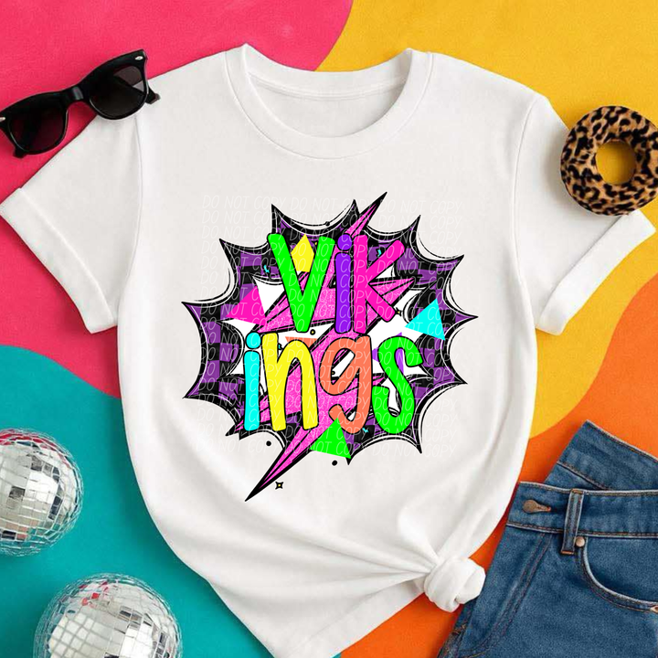 80's Hero Mascots Youth DTF Print