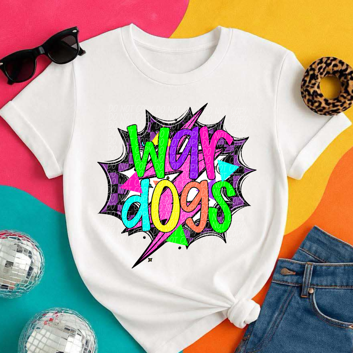 80's Hero Mascots Youth DTF Print