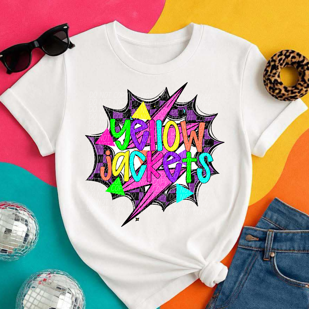 80's Hero Mascots Youth DTF Print