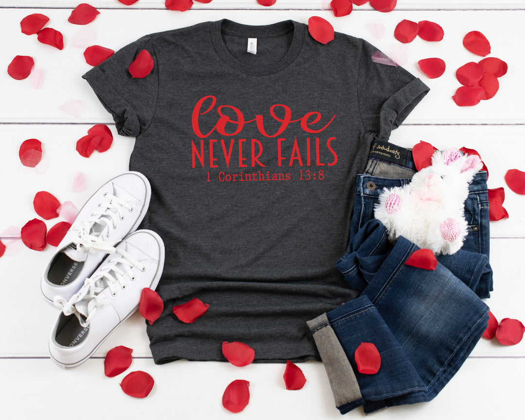 RED Love Never Fails DTF Print