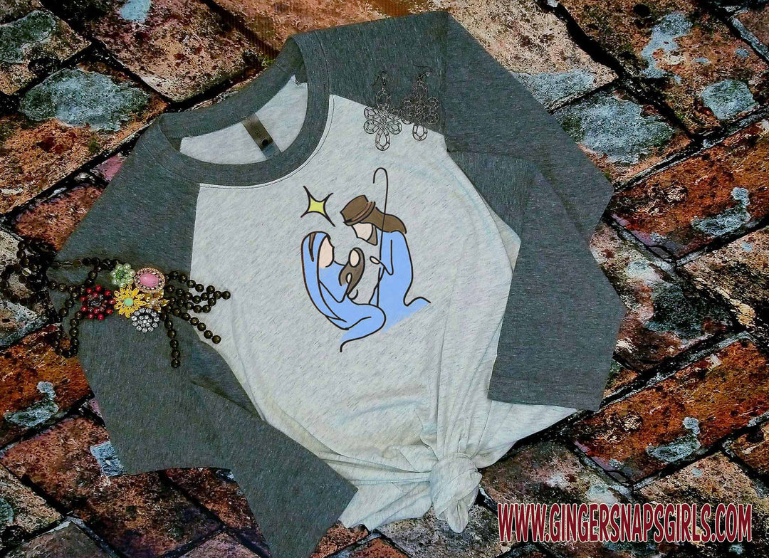 Christmas Nativity Watercolor Digital Design File