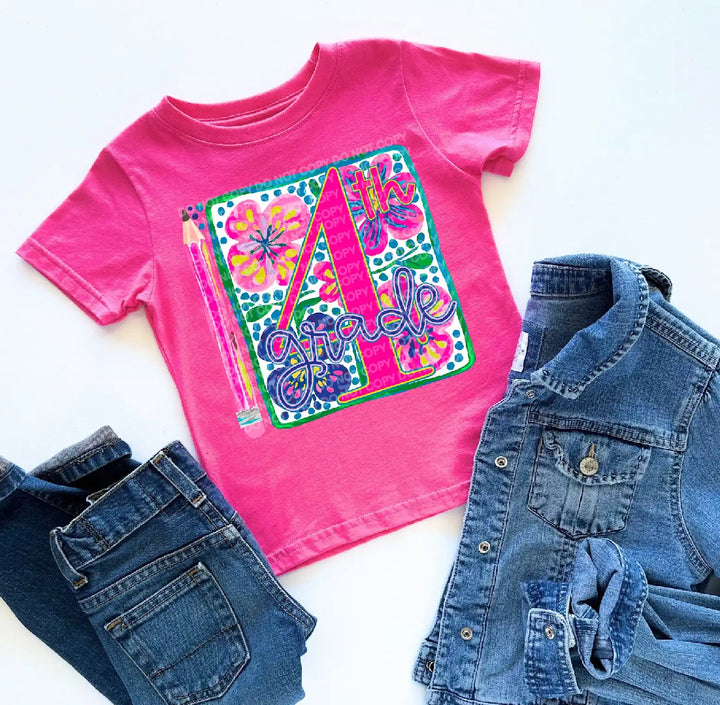 Floral Grade Levels DTF Print