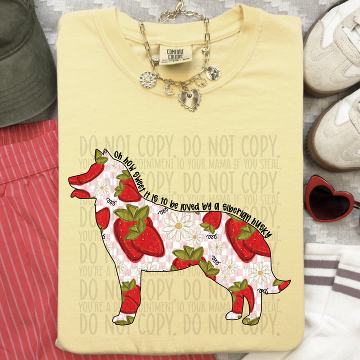 How Sweet Dog DTF Print