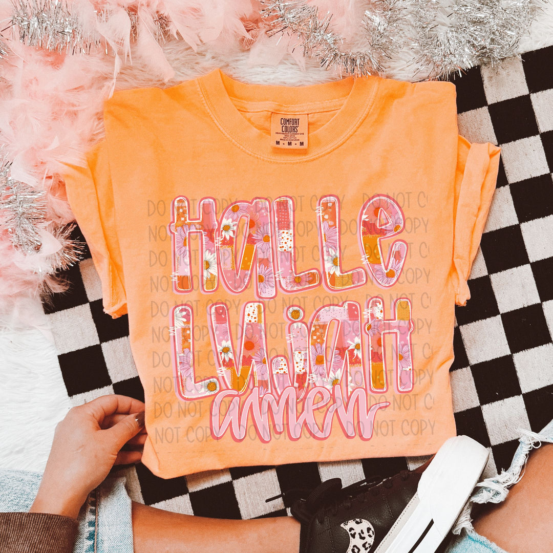 Hallelujah Amen DTF Print
