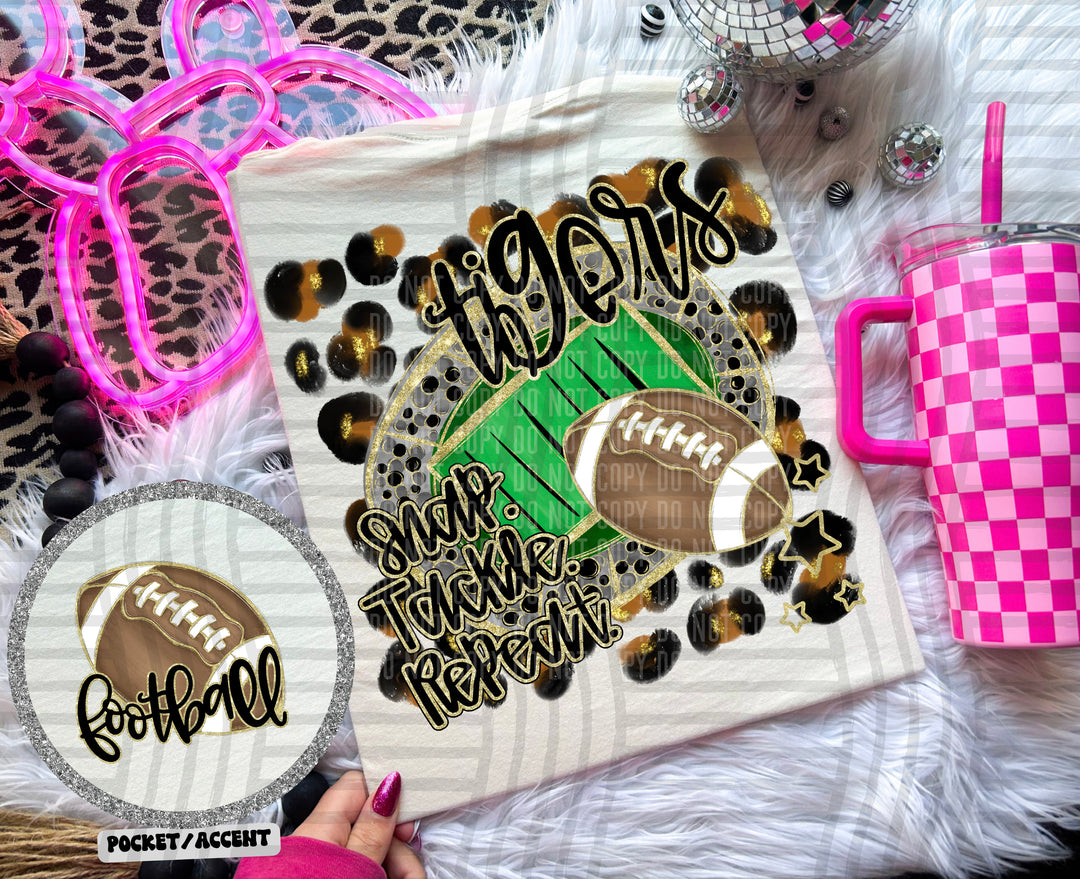 Snap Tackle Repeat DTF Print