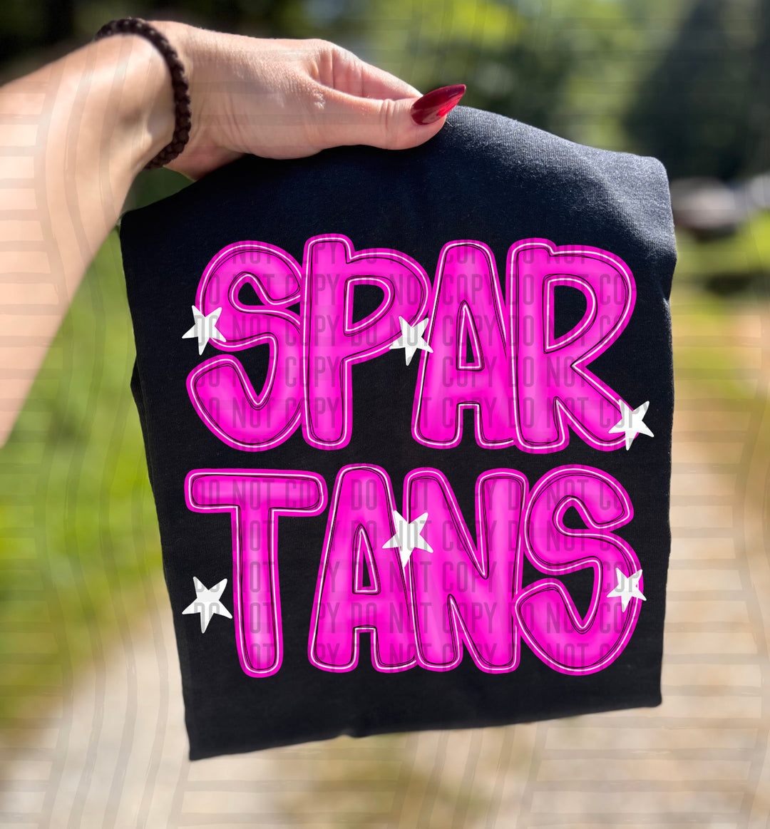 Pink And Preppy Split DTF Print