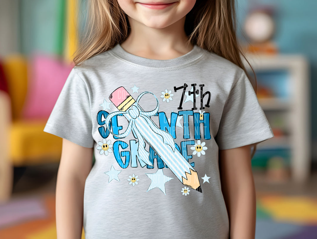 Pencil Bows DTF Print