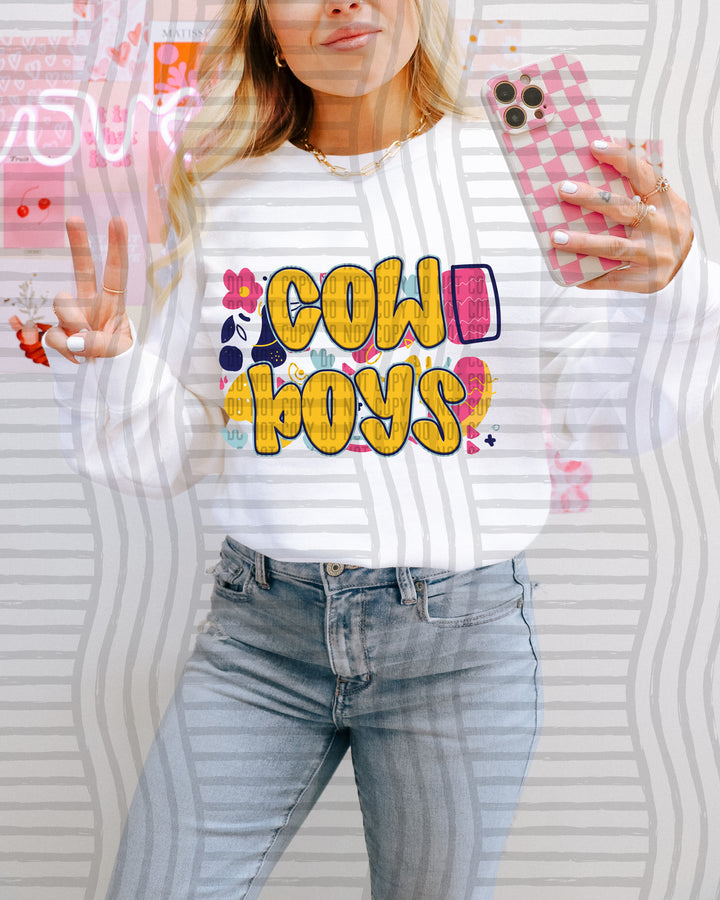 Groovy Mascots DTF Print