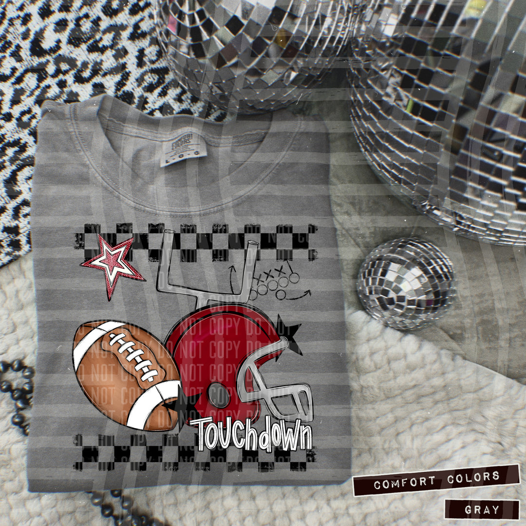 Football Helmet DTF Print