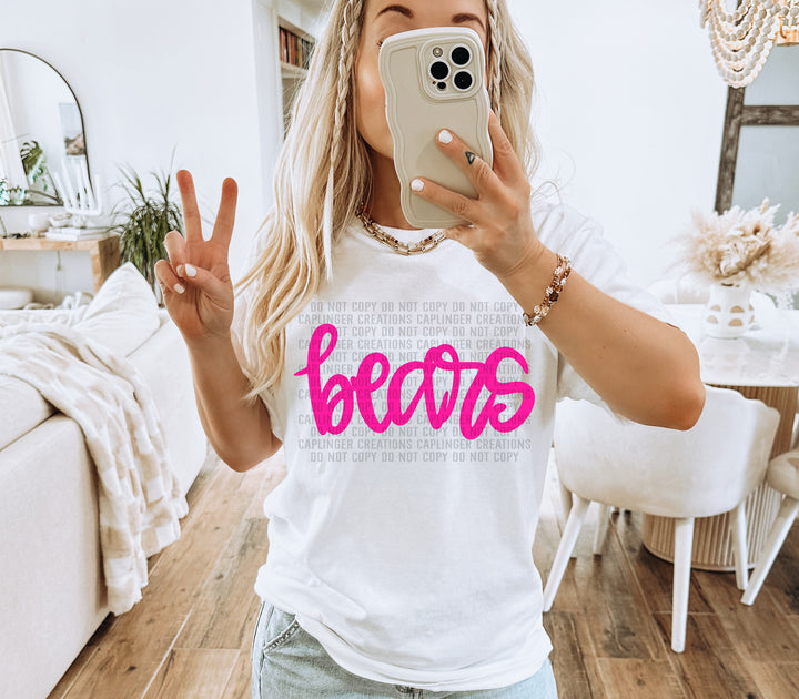 Hand Lettering Mascots DTF Print