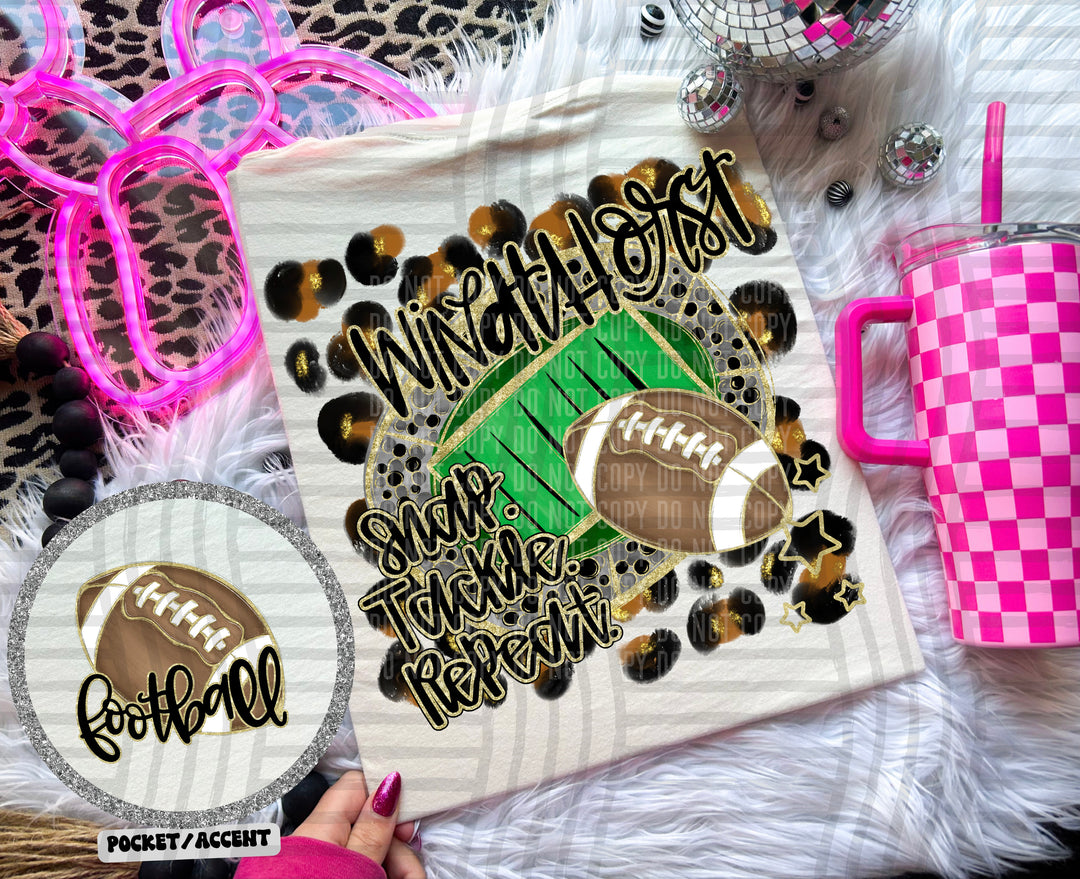 Snap Tackle Repeat DTF Print
