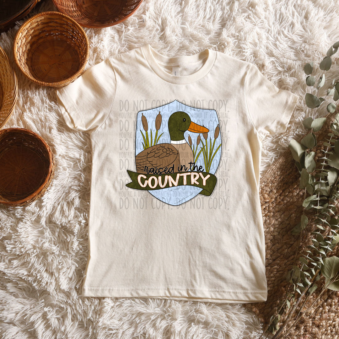Raised In The Country DTF Print