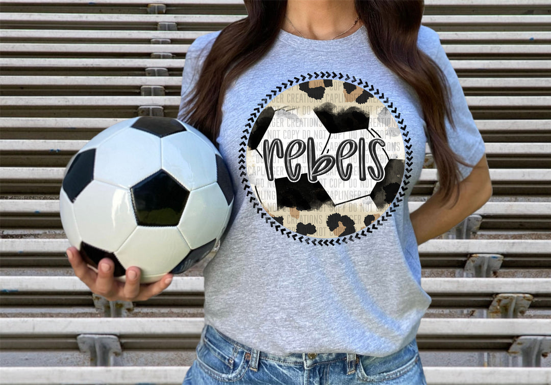 Soccer Background DTF Print