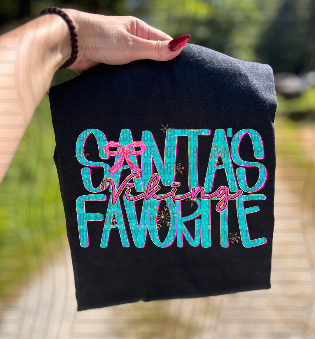 Santa’s Fav Mascots DTF Print
