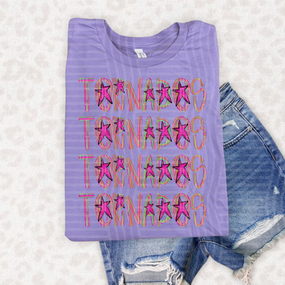 Brushstroke Quad DTF Print