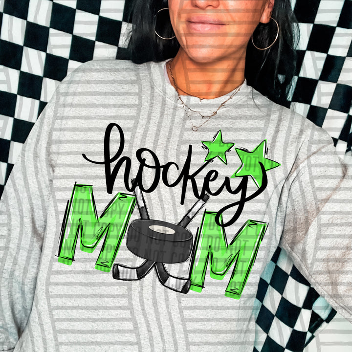 Sports Mom Hockey DTF Print