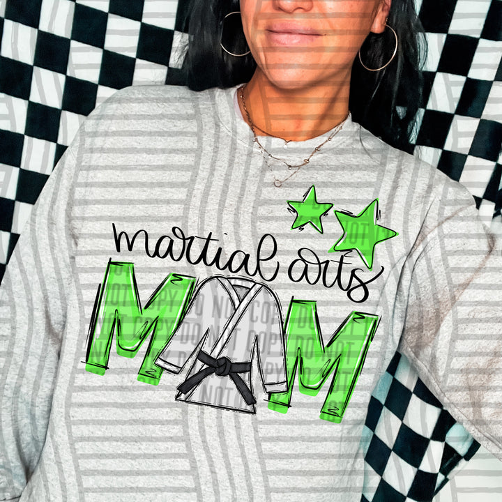 Sports Mom Martial Arts DTF Print