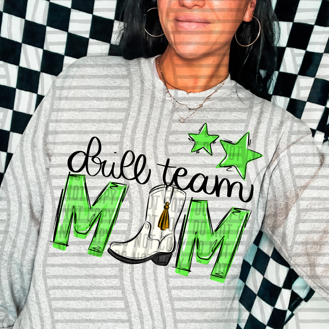 Sports Mom Drill Team DTF Print