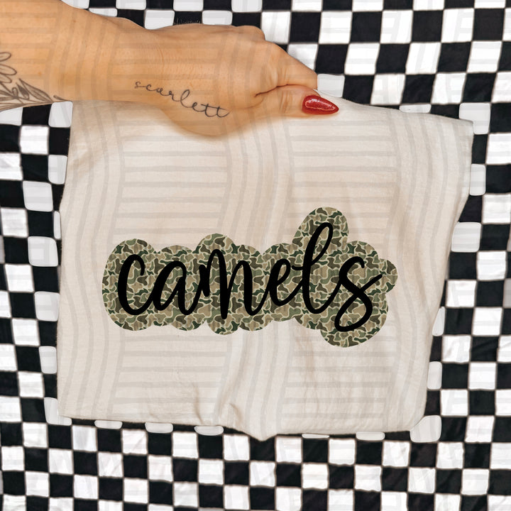 Camo Mascots DTF Print