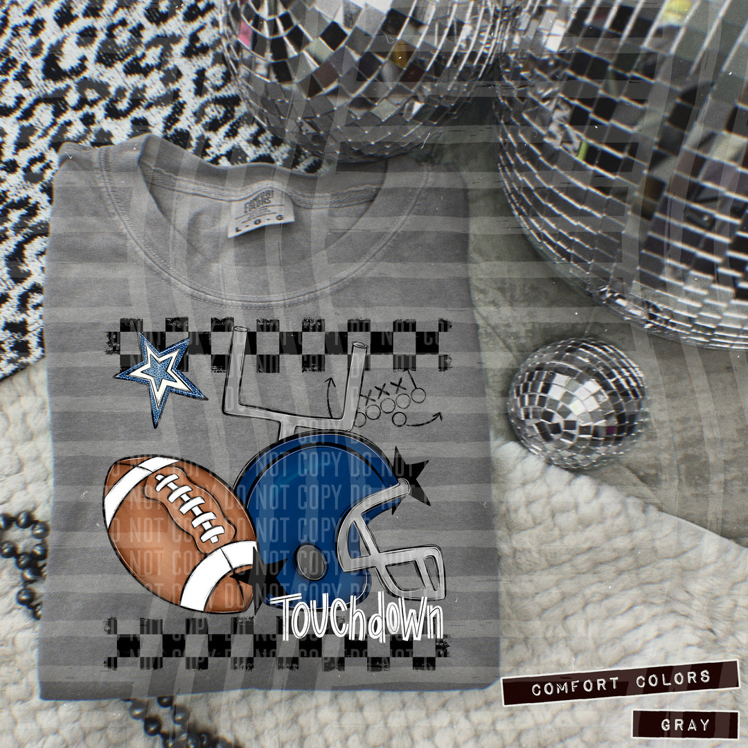 Football Helmet DTF Print