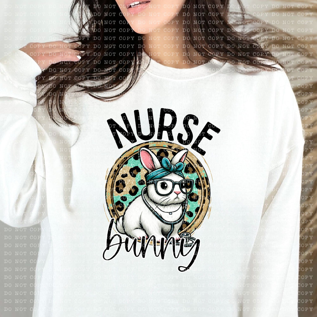 Nurse Bunny DTF Print