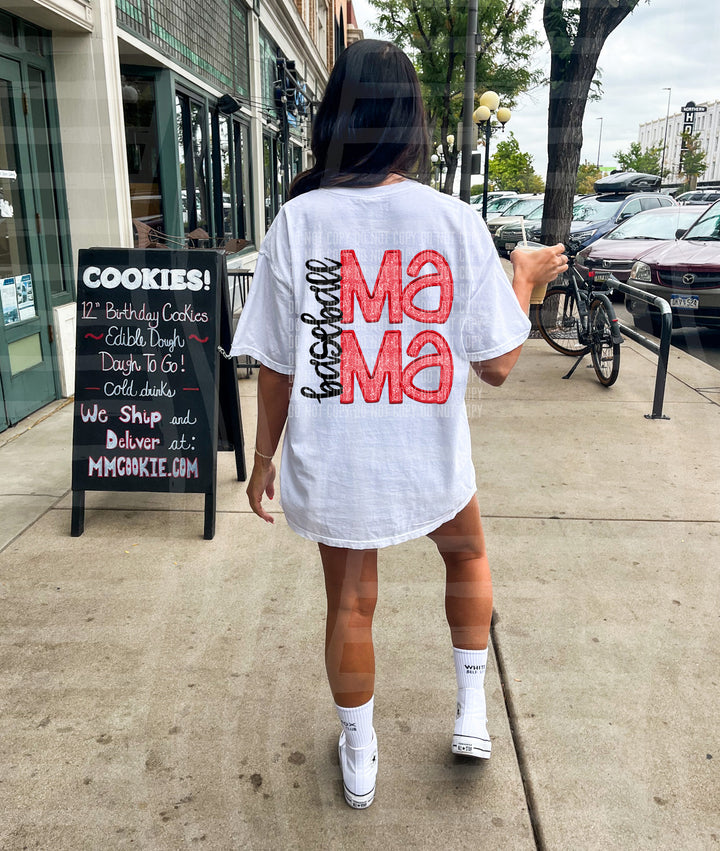 Sports Mama Baseball DTF Print