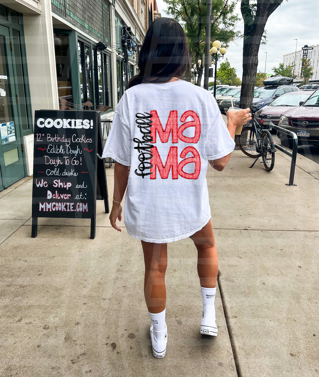 Sports Mama Football DTF Print