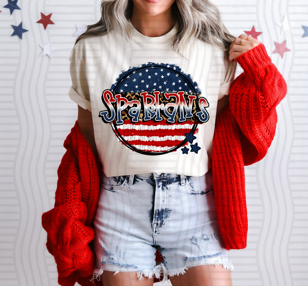 Flag Rounds Mascots DTF Print