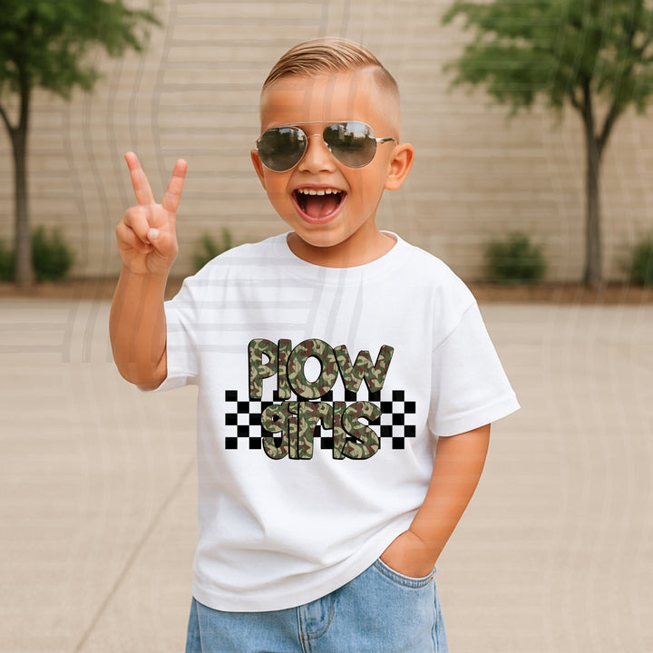 Camo DTF Print