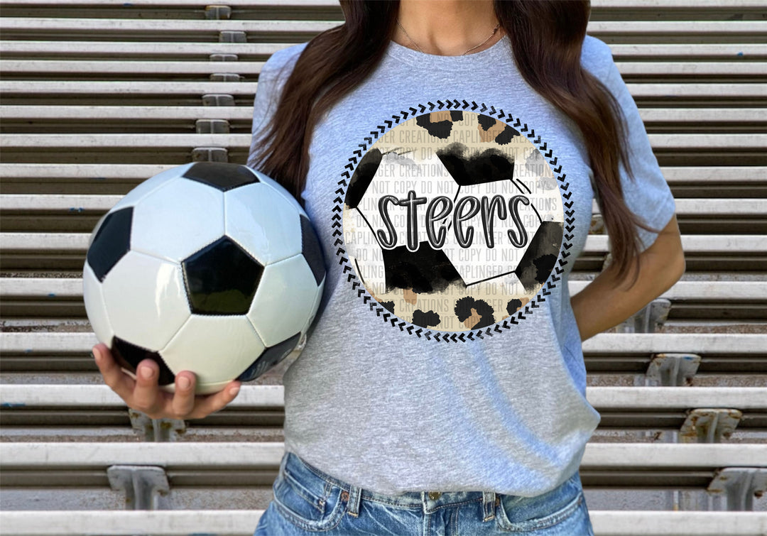 Soccer Background DTF Print