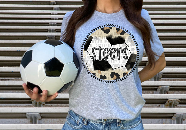 Soccer Background DTF Print