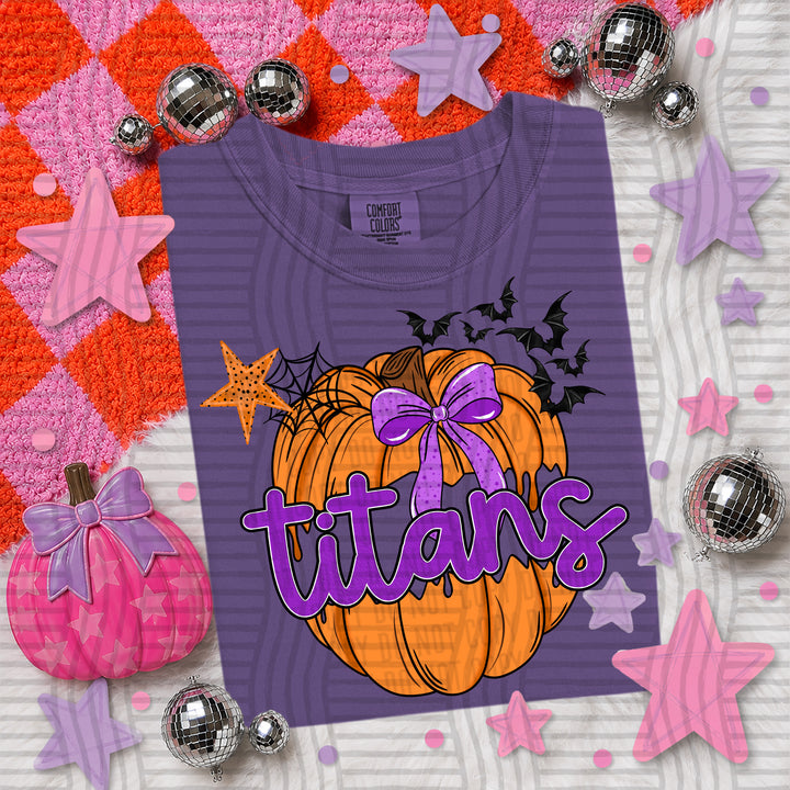 Pumpkin Pop Girly Mascots DTF Print